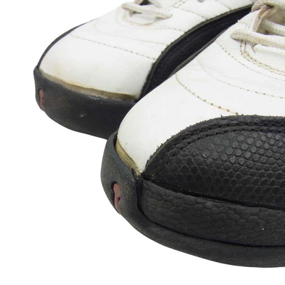 NIKE ナイキ 130690-101 Air Jordan 12 OG Taxi 1997 ヴィンテージ エアジョーダン12 OG タクシー ハイカット ビンテージ スニーカー ホワイト系 ブラック系 27.5cm【中古】