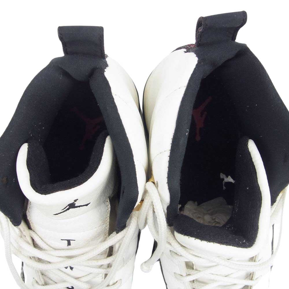 NIKE ナイキ 130690-101 Air Jordan 12 OG Taxi 1997 ヴィンテージ エアジョーダン12 OG タクシー ハイカット ビンテージ スニーカー ホワイト系 ブラック系 27.5cm【中古】