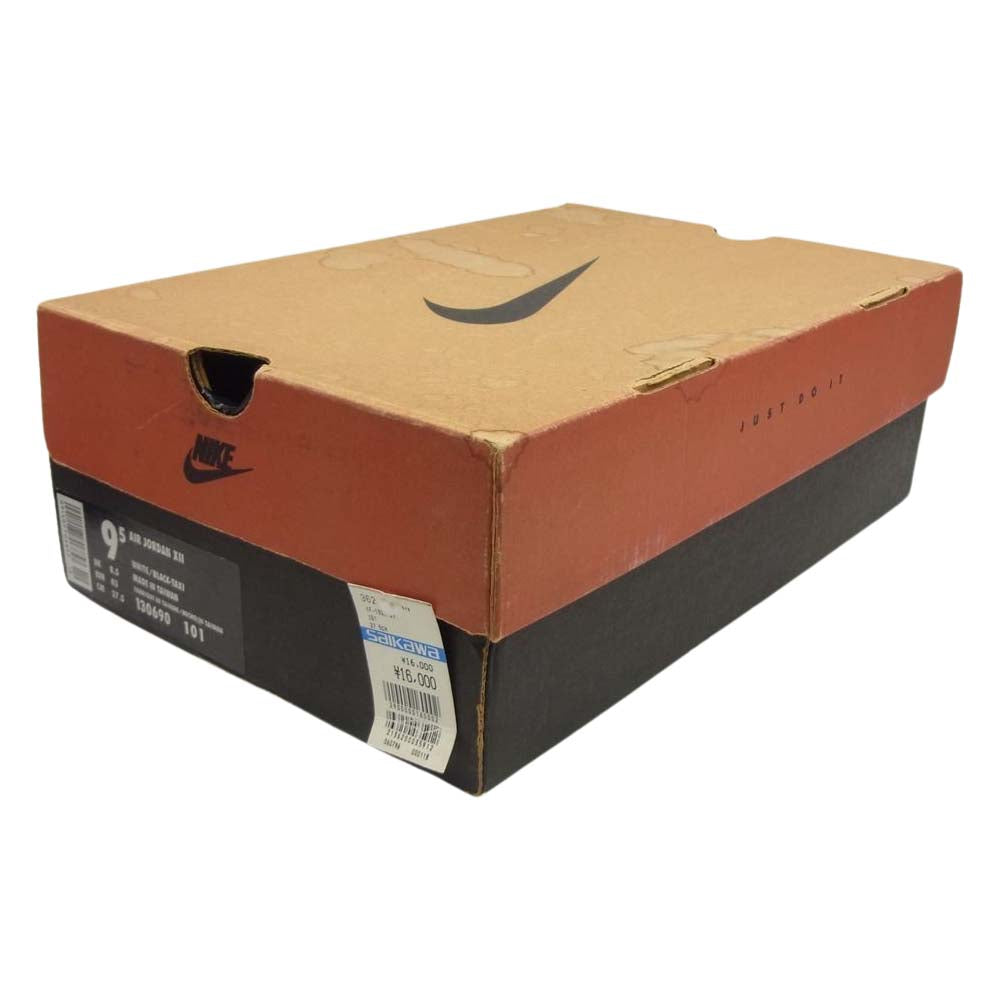 NIKE ナイキ 130690-101 Air Jordan 12 OG Taxi 1997 ヴィンテージ エアジョーダン12 OG タクシー ハイカット ビンテージ スニーカー ホワイト系 ブラック系 27.5cm【中古】