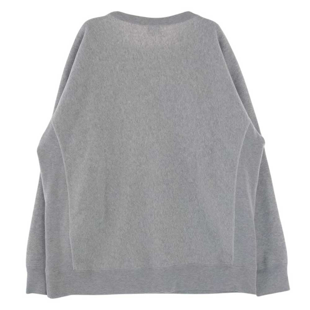 Champion チャンピオン C8-N038 REVERSE WEAVE リバースウィーブ 単色タグ 裏起毛 長袖 クルーネック スウェット トレーナー グレー系 L【中古】