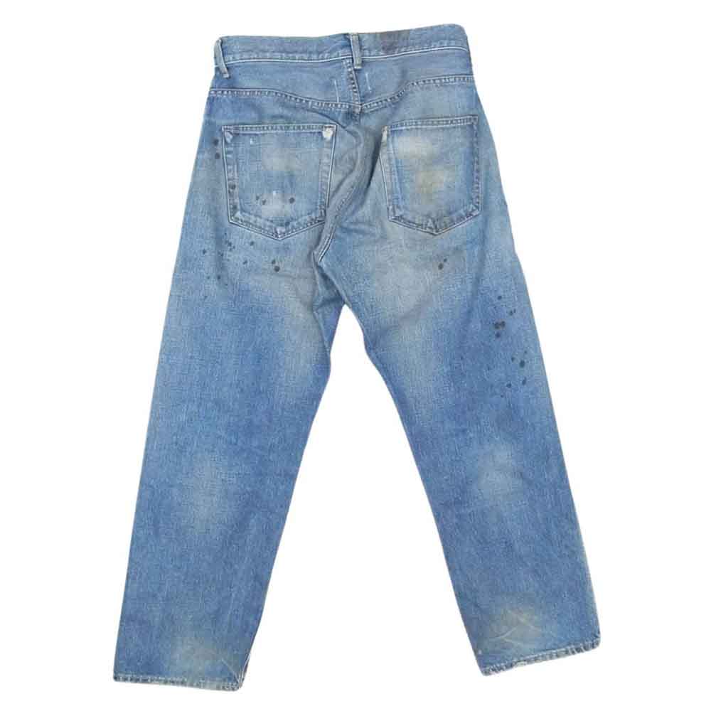 whiz ウィズ WZ-AW 05-P-03 ダメージ ペンキ ペイント デニム パンツ インディゴブルー系 S【中古】