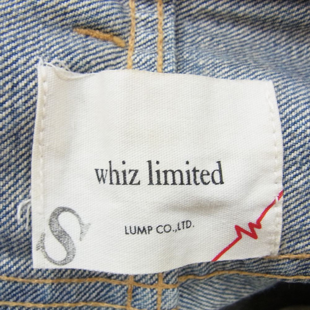 whiz ウィズ WZ-AW 05-P-03 ダメージ ペンキ ペイント デニム パンツ インディゴブルー系 S【中古】