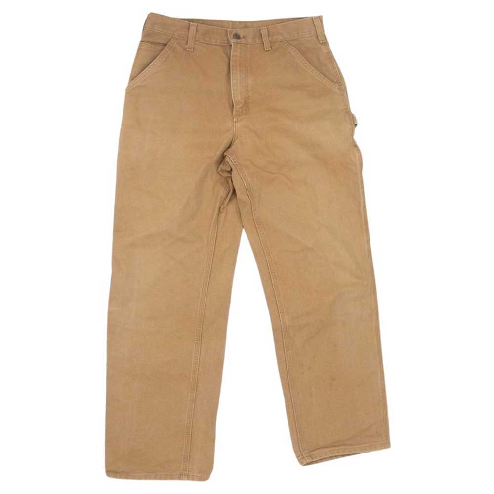 Carhartt カーハート メキシコ製 ダック ペインター ワーク パンツ ブラウン系 32【中古】