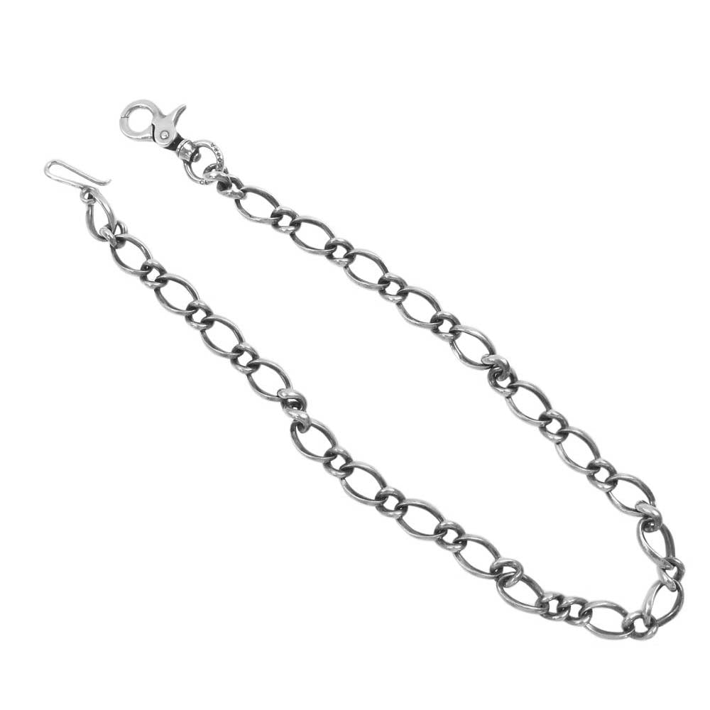 Celt&Cobra ケルト&コブラ 1st ウォレットチェーン 実寸サイズ84cm ロングカスタム Argent Gleam製 シルバー系【中古】