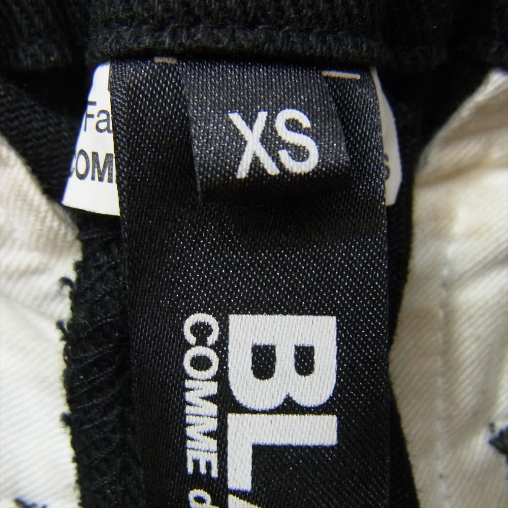 BLACK COMME des GARCONS ブラックコムデギャルソン 15SS 1O-P020 パッチワーク ショーツ ショート ハーフ パンツ ブラック系 XS【中古】