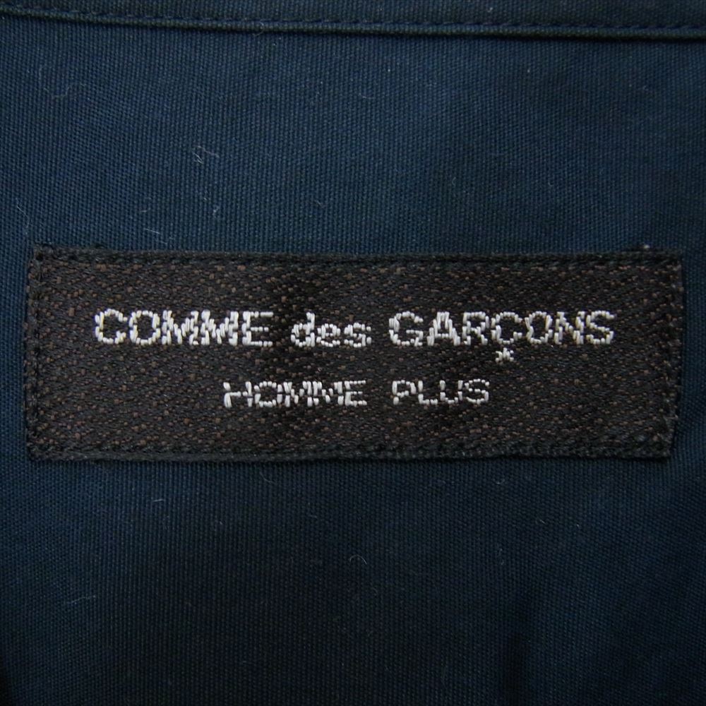 COMME des GARCONS HOMME PLUS コムデギャルソンオムプリュス  AD1990 PB-050430 ヴィンテージプリュス 80~90s アーカイブ レギュラー カラー 長袖 シャツ ネイビー系 サイズ表記無【中古】