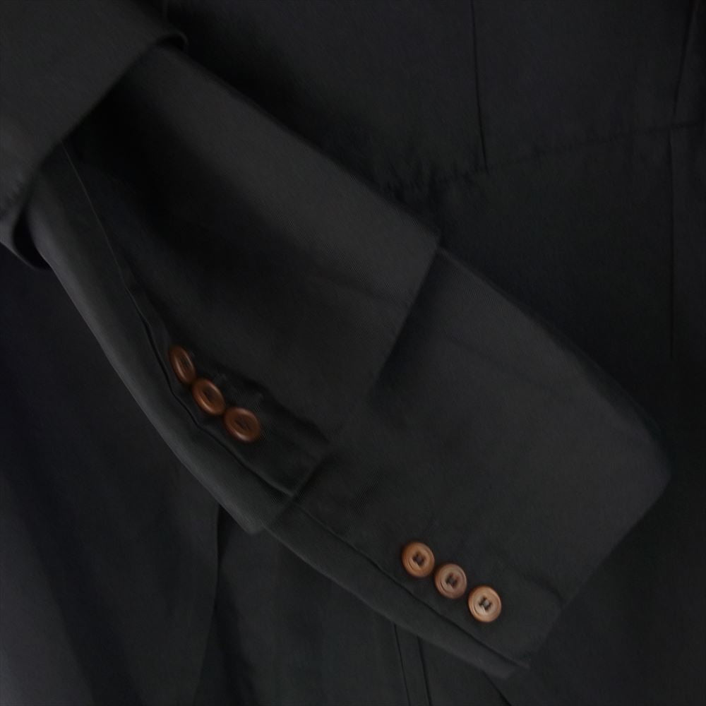 COMME des GARCONS HOMME PLUS コムデギャルソンオムプリュス 20AW PF-J062 エステル製品加工 燕尾 袖レイヤード  テーラード ジャケット コート ブラック系 XS【中古】