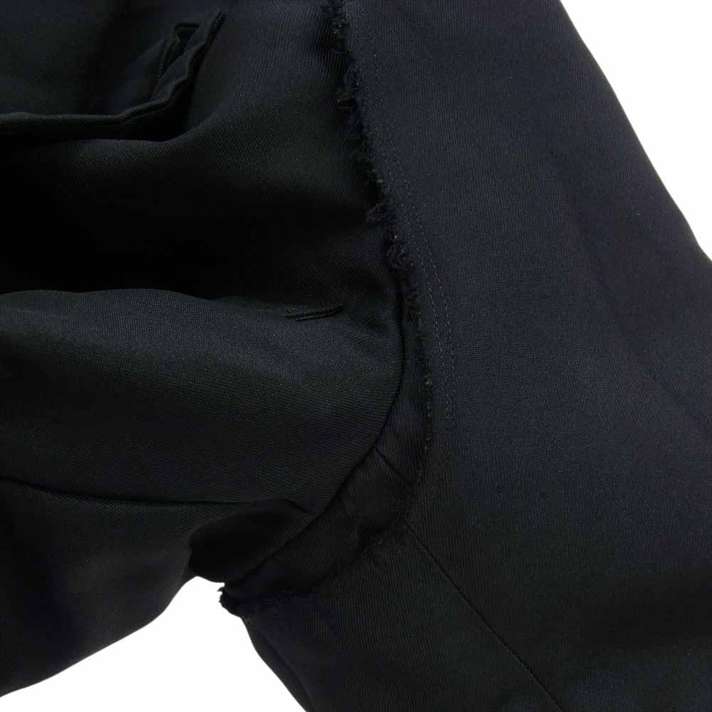 COMME des GARCONS HOMME PLUS コムデギャルソンオムプリュス 20AW PF-J062 エステル製品加工 燕尾 袖レイヤード  テーラード ジャケット コート ブラック系 XS【中古】