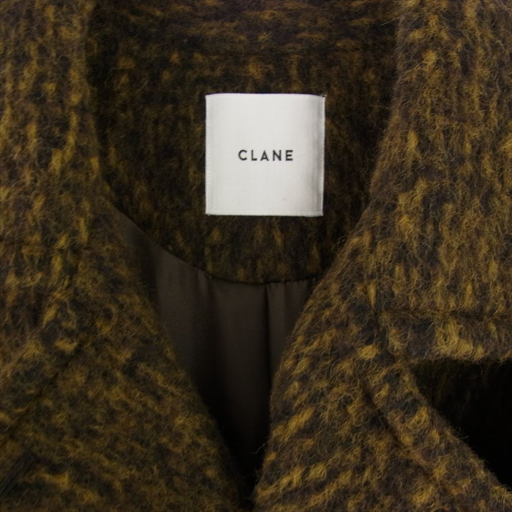 クラネ 11101-0072 MIX SHAGGY LADY COAT ミックス シャギー ロング コート イエロー系 1【中古】