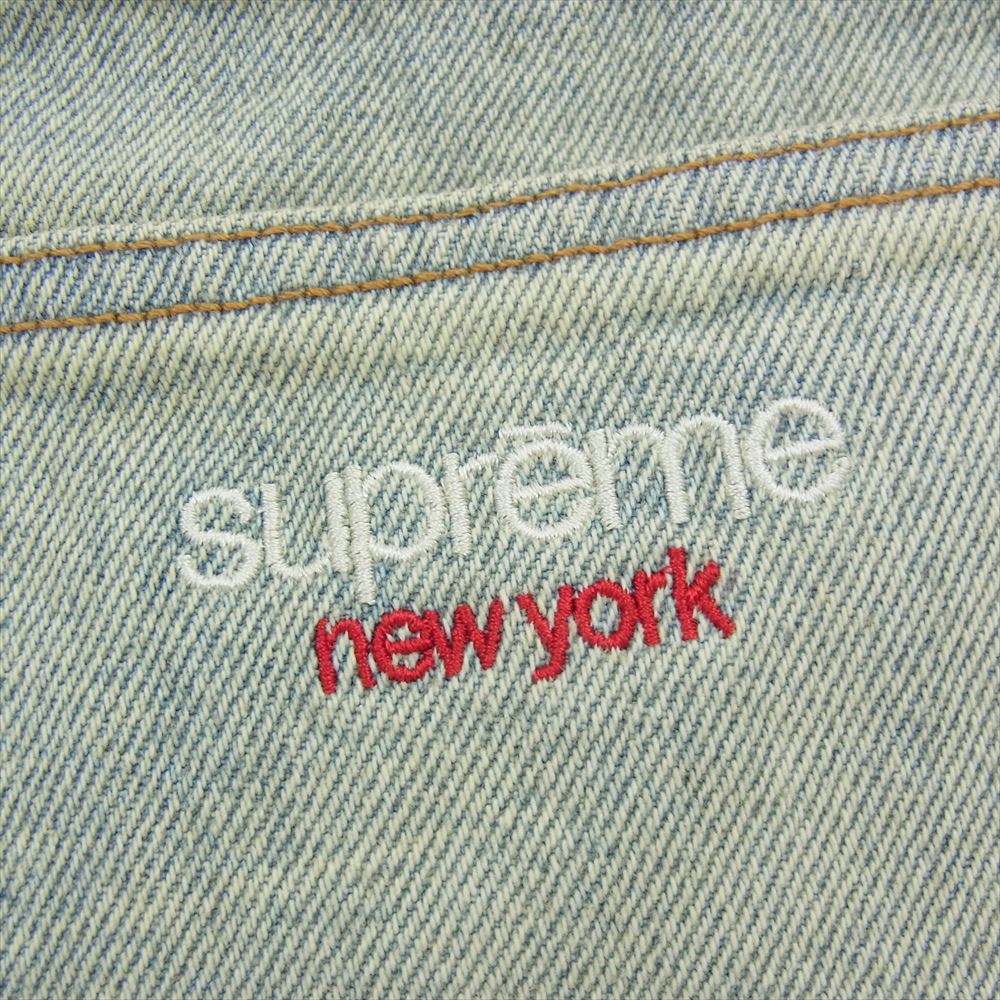 Supreme シュプリーム 23SS Baggy Denim Short バギー デニム ショーツ ハーフ パンツ インディゴブルー系 32【極上美品】【中古】