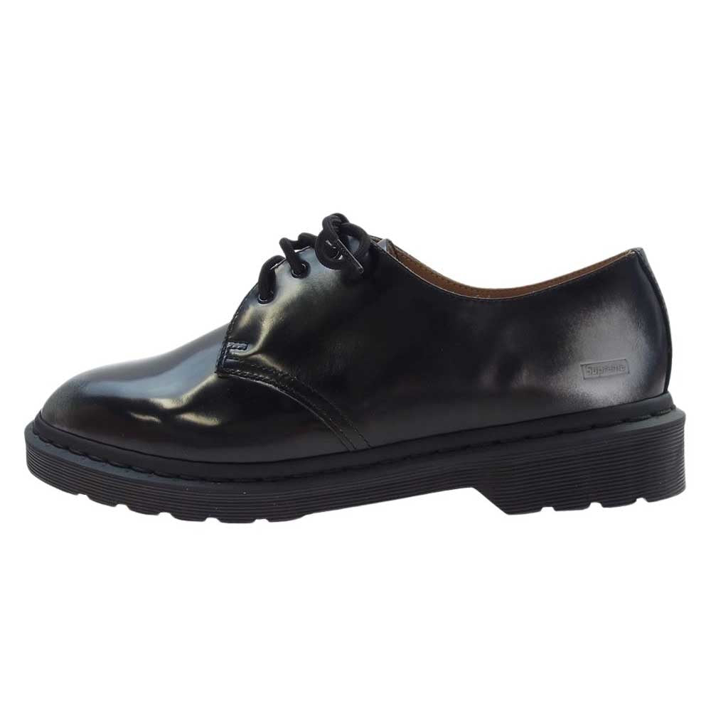 Supreme シュプリーム Dr.Martens 1461 3-Eye Shoe Black ドクターマーチン アイ レザー シューズ  ブラック系 UK9【極上美品】【中古】