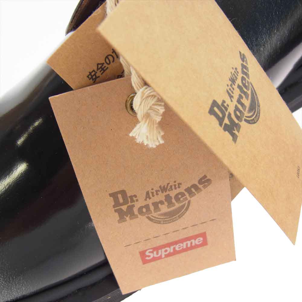 Supreme シュプリーム Dr.Martens 1461 3-Eye Shoe Black ドクターマーチン アイ レザー シューズ  ブラック系 UK9【極上美品】【中古】