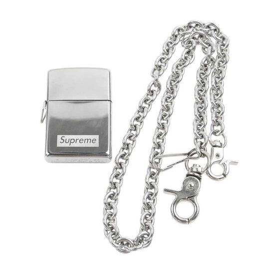 Supreme シュプリーム 23SS CHAIN ZIPPO チェーン ジッポ ライター シルバー系【中古】