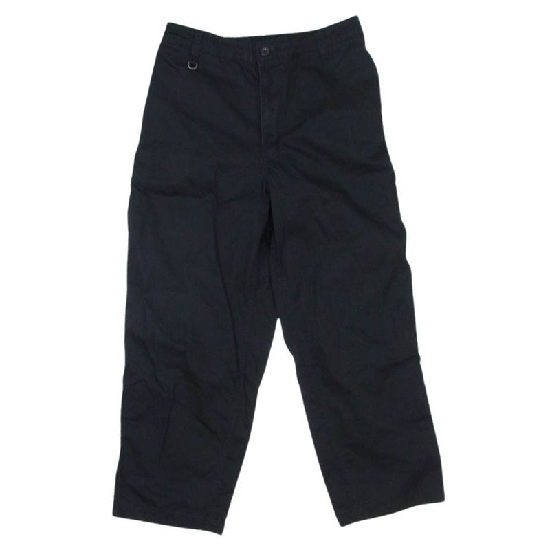 UNDEFEATED アンディフィーテッド JP20011 WORK PANT ワーク パンツ キーリング付き イージー ワイド コットン パンツ ブラック ブラック系 L【中古】