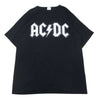 ヴィンテージ 90s AC/DC エーシーディーシー バンド バンT ロゴ プリント 半袖 Tシャツ  ブラック系 XL【中古】