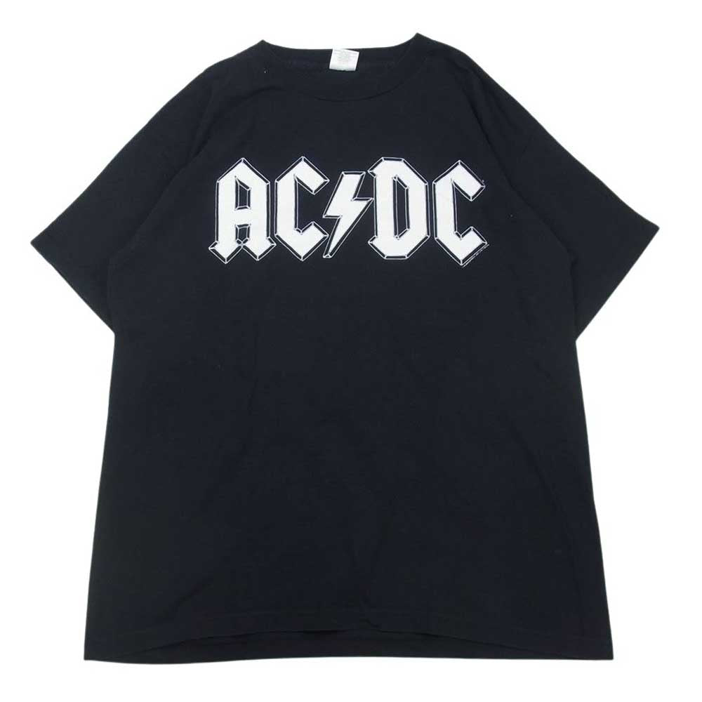 ヴィンテージ 90s AC/DC エーシーディーシー バンド バンT ロゴ プリント 半袖 Tシャツ ブラック系 XL【中古】 – ブランド ...