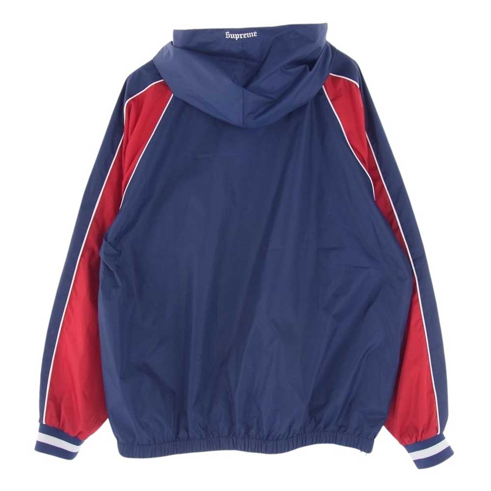 Supreme シュプリーム 23AW Hooded Warm Up Pullover Navy フーディー ウォーム アップ プルオーバー ジャケット ネイビー ネイビー系 S【美品】【中古】