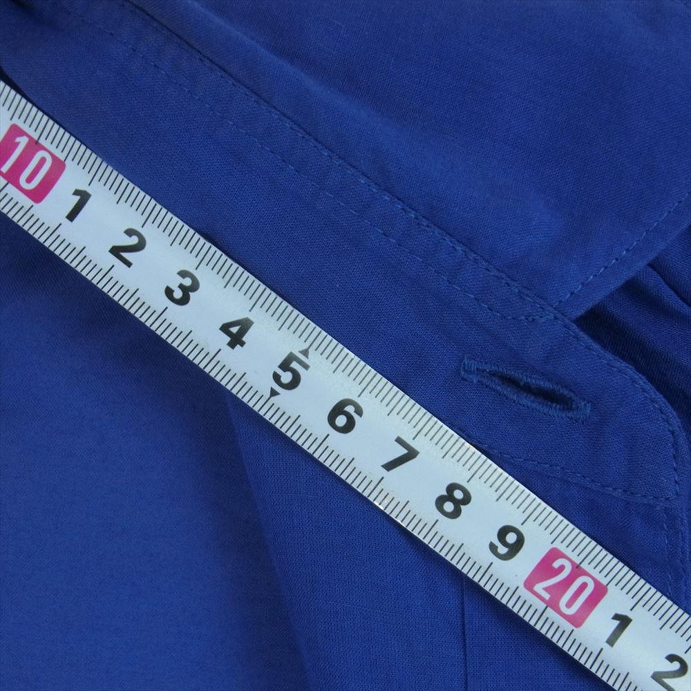 JUNYA WATANABE COMME des GARCONS ジュンヤワタナベコムデギャルソン 16SS JQ-B025 裾刺繍 シアー 長袖 シャツ ブラウス ブルー系 XS【中古】