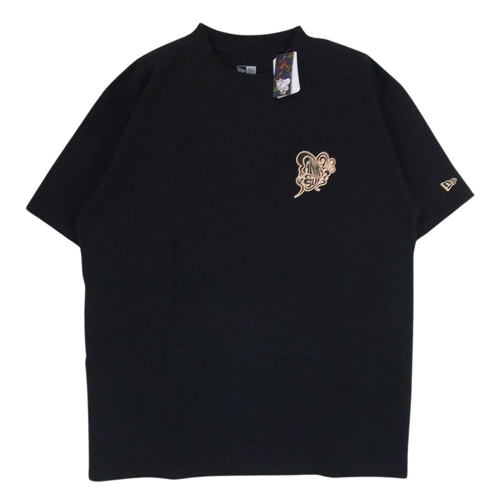 NEW ERA ニューエラ ANNA SUI アナスイ ロゴ 半袖 Tシャツ ブラック系 XL【極上美品】【中古】