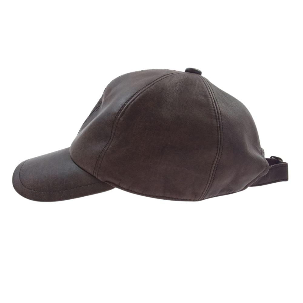 CA4LA カシラ DOU01416 カウレザー 6パネル キャップ ブラウン系【中古】