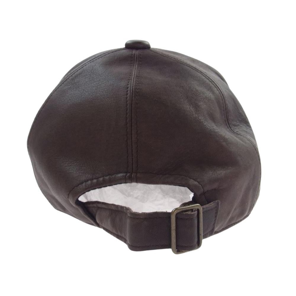 CA4LA カシラ DOU01416 カウレザー 6パネル キャップ ブラウン系【中古】