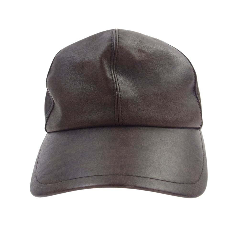 CA4LA カシラ DOU01416 カウレザー 6パネル キャップ ブラウン系【中古】