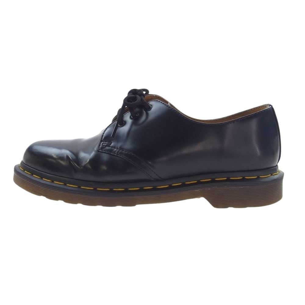 Dr.Martens ドクターマーチン 11838 3EYE GIBSON SHOE 3ホール ギブソン シューズ ブラック系 UK8【中古】