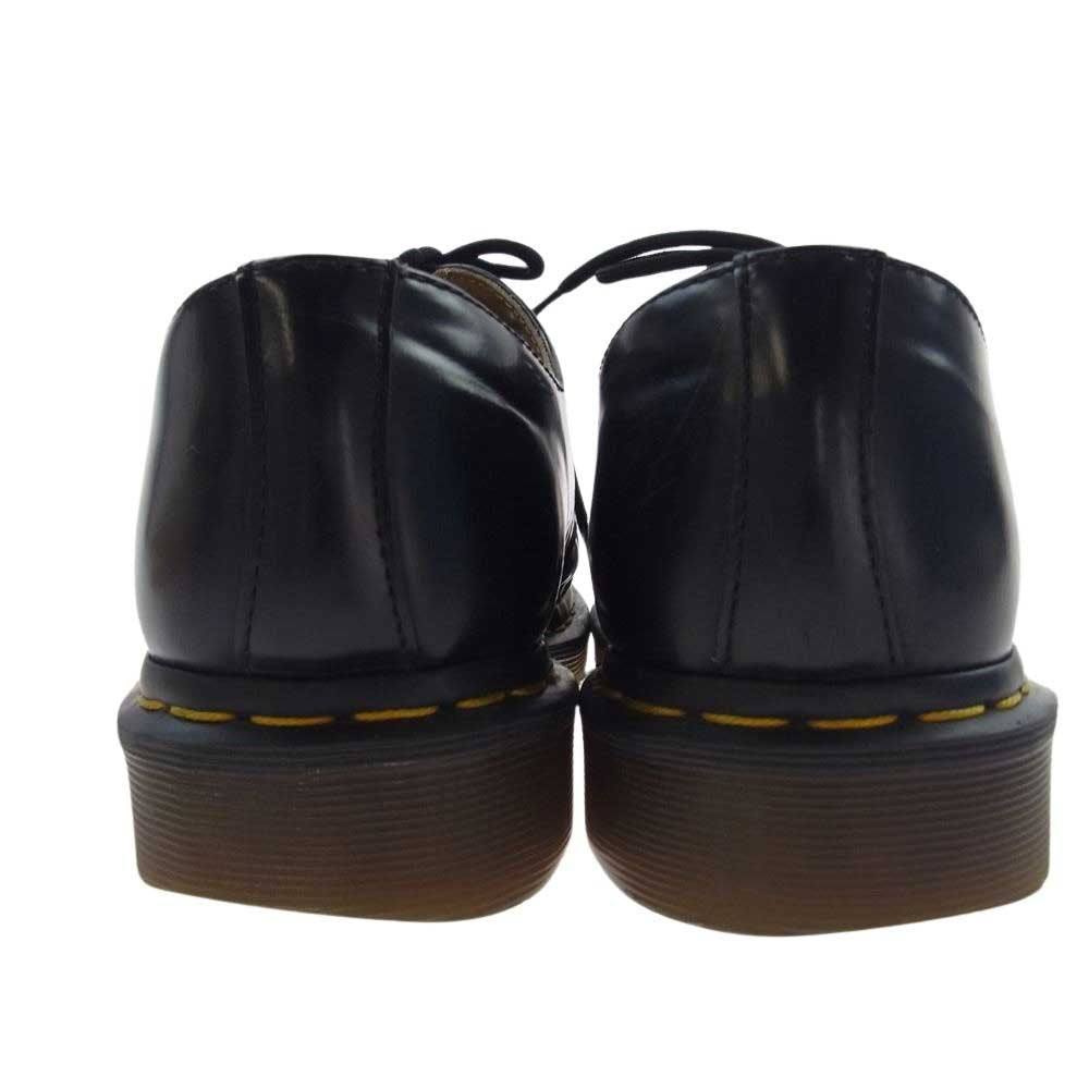 Dr.Martens ドクターマーチン 11838 3EYE GIBSON SHOE 3ホール ギブソン シューズ ブラック系 UK8【中古】