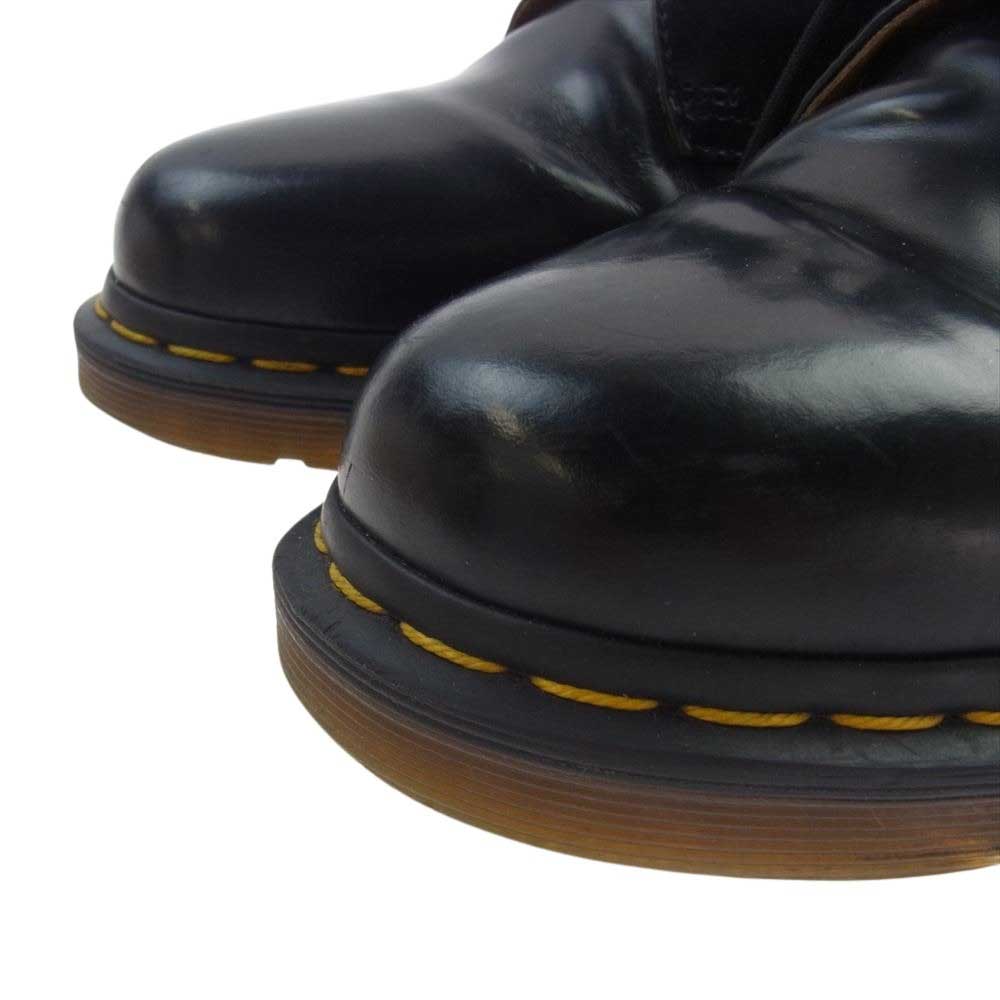 Dr.Martens ドクターマーチン 11838 3EYE GIBSON SHOE 3ホール ギブソン シューズ ブラック系 UK8【中古】