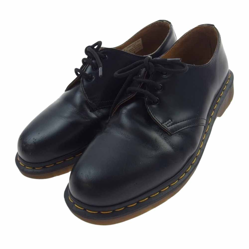 Dr.Martens ドクターマーチン 1461 3EYE 3ホール レザー ドレスシューズ ブラック系 UK8【中古】