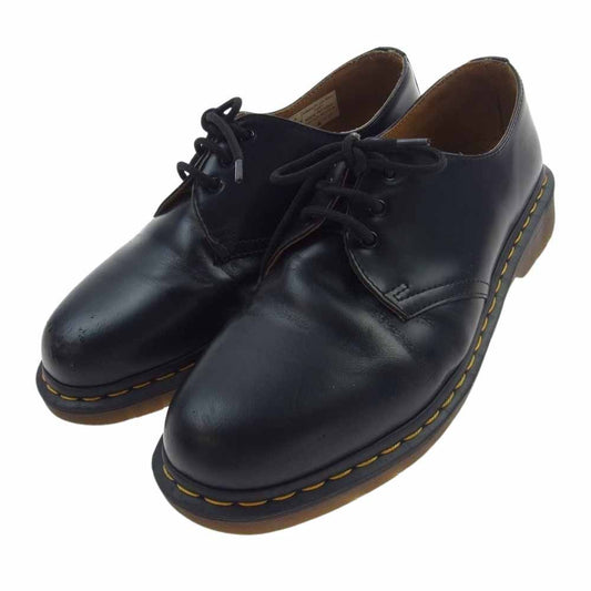 Dr.Martens ドクターマーチン 1461 3EYE 3ホール レザー ドレスシューズ ブラック系 UK8【中古】