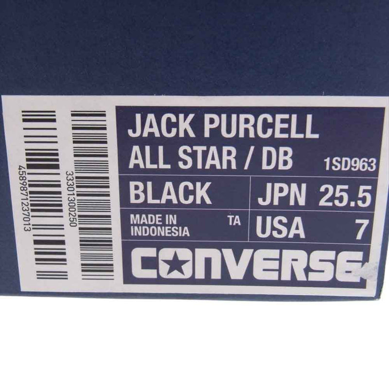 ダブレット 1SD963 × Converse Jack Purcell All Star 別注 ジャックパーセル オールスター 厚底 スニーカー ブラック系 25.5cm【極上美品】【中古】