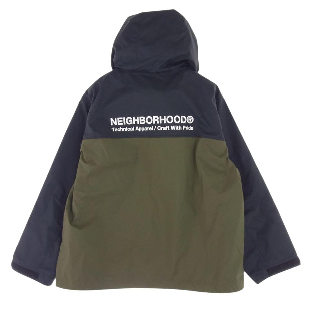 NEIGHBORHOOD ネイバーフッド 24SS 241TSNH-JKM09 MOUNTAIN PARKA マウンテン パーカ ブラック系 カーキ系 S【極上美品】【中古】