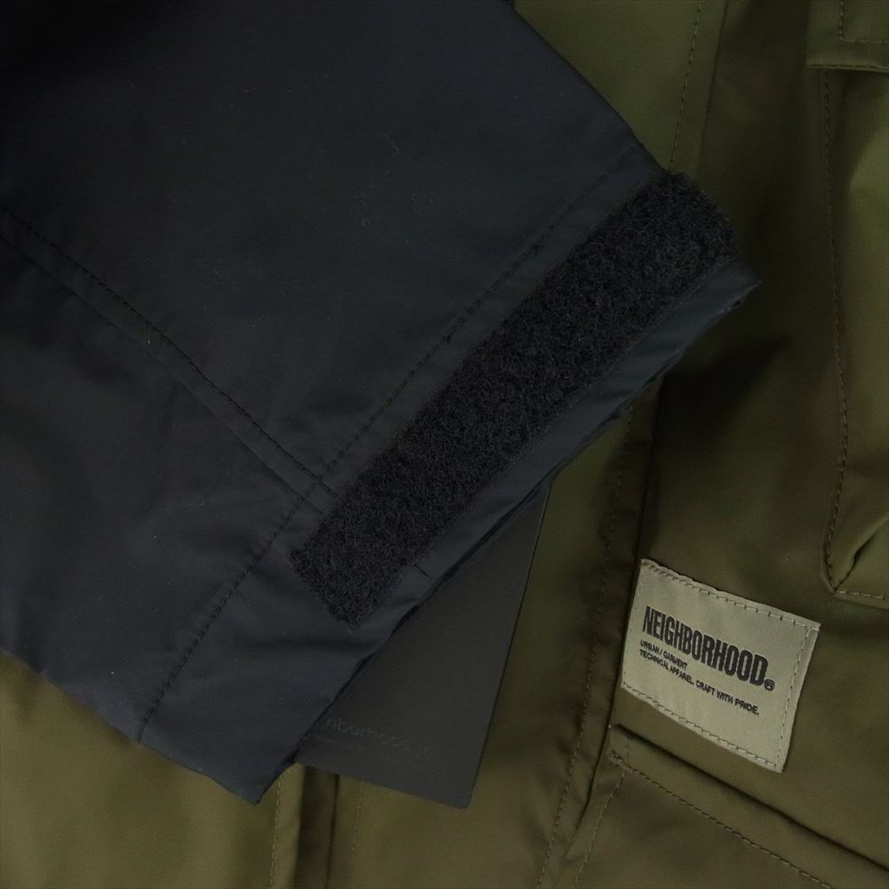 NEIGHBORHOOD ネイバーフッド 24SS 241TSNH-JKM09 MOUNTAIN PARKA マウンテン パーカ ブラック系 カーキ系 S【極上美品】【中古】