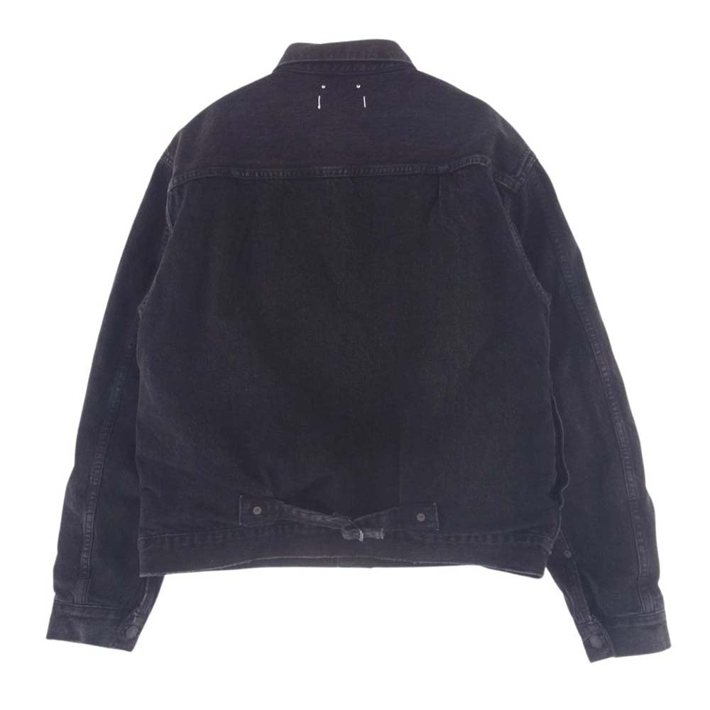 MINEDENIM マインデニム nonnative Trucker JKT TYPE-2 ナノユニバース トラッカー デニム ジャケット ブラック系 1【極上美品】【中古】