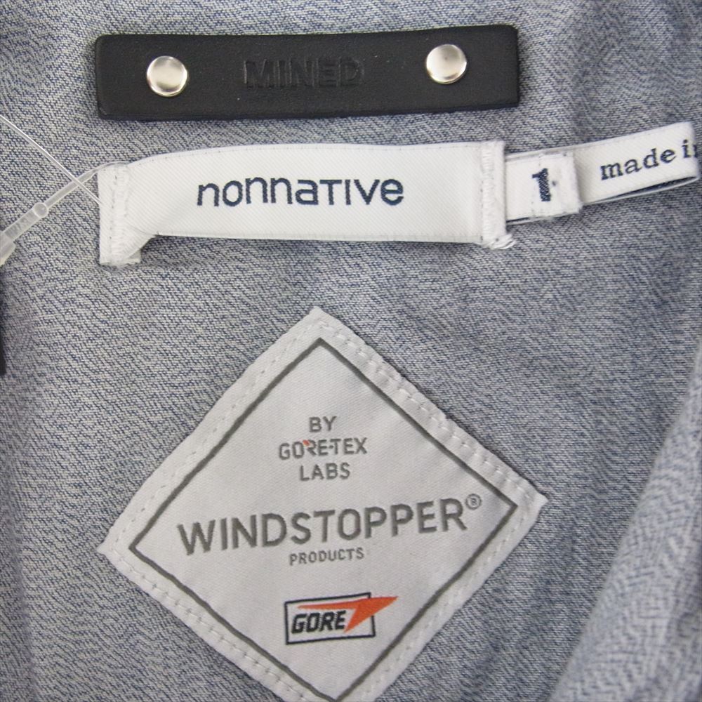 MINEDENIM マインデニム nonnative Trucker JKT TYPE-2 ナノユニバース トラッカー デニム ジャケット ブラック系 1【極上美品】【中古】