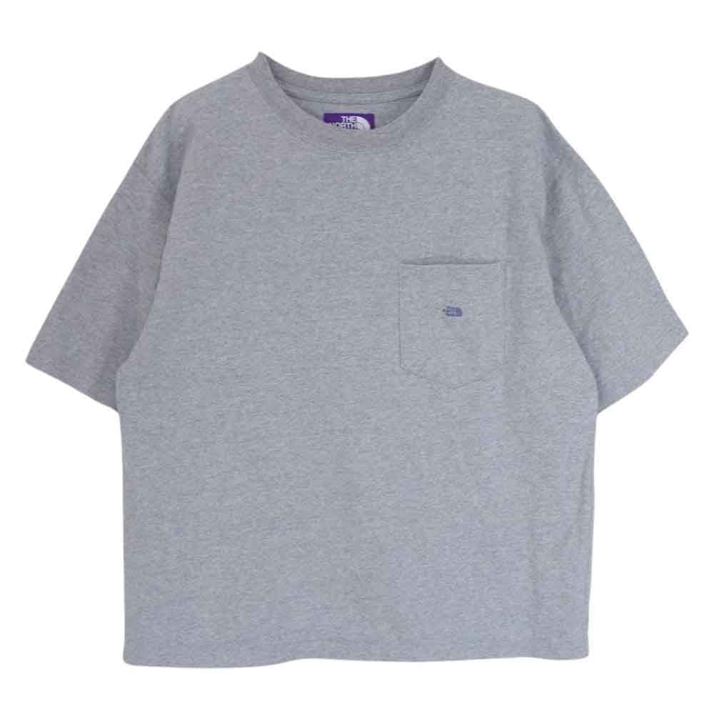THE NORTH FACE ノースフェイス NT3760N PURPLELABEL 8oz H/S Pocket TEE Tシャツ グレー系 M【中古】