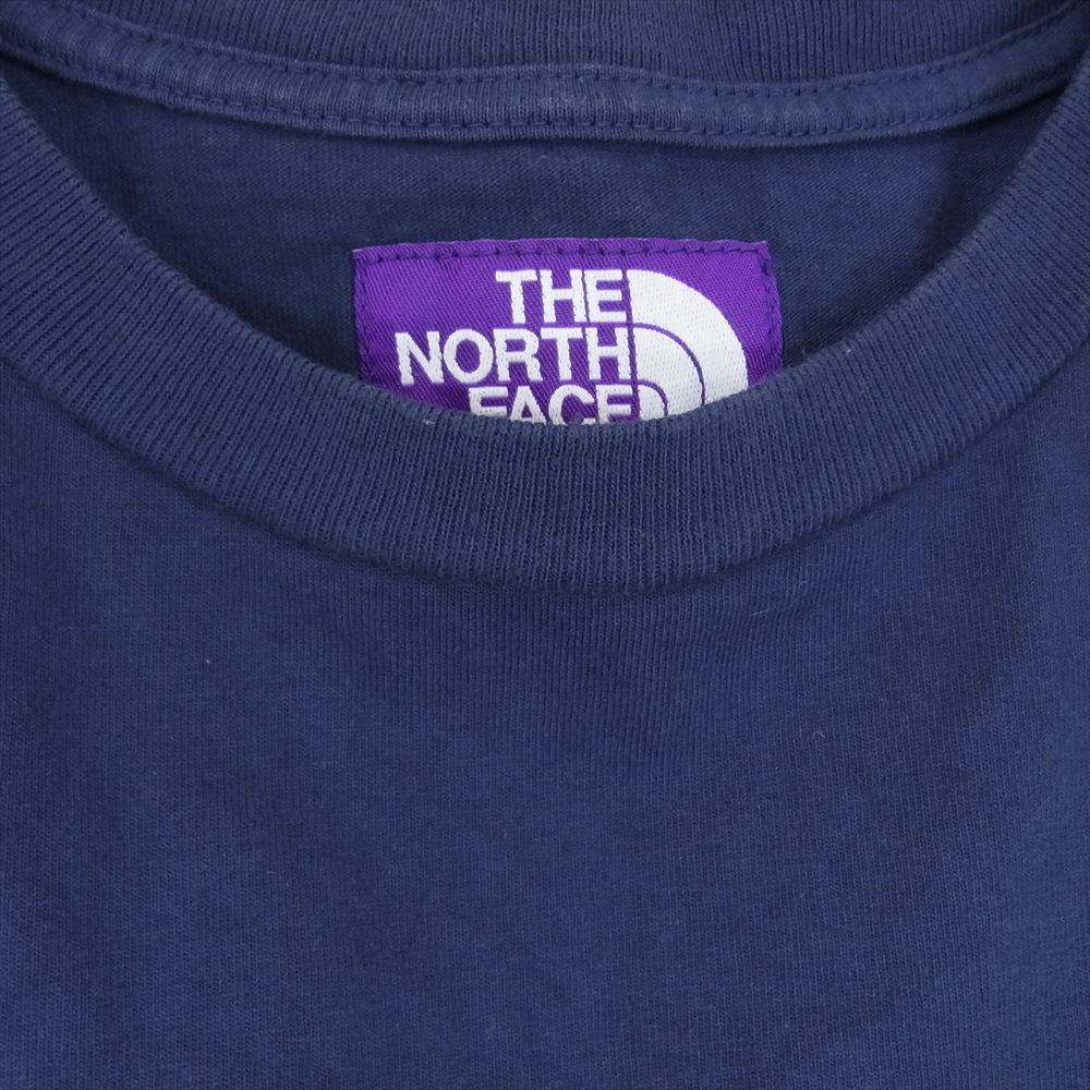 THE NORTH FACE ノースフェイス NT3753N PURPLELABEL 7oz H/S Pocket TEE Tシャツ ネイビー系 L【中古】