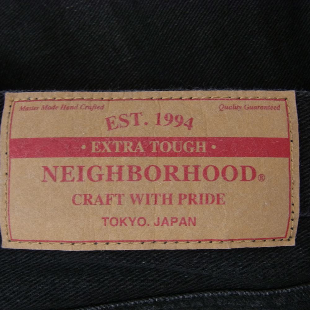 NEIGHBORHOOD ネイバーフッド 162BENH-PTM01 SKINNY C-PT ストレッチ スキニー ブラック デニムパンツ ブラック系 M【中古】