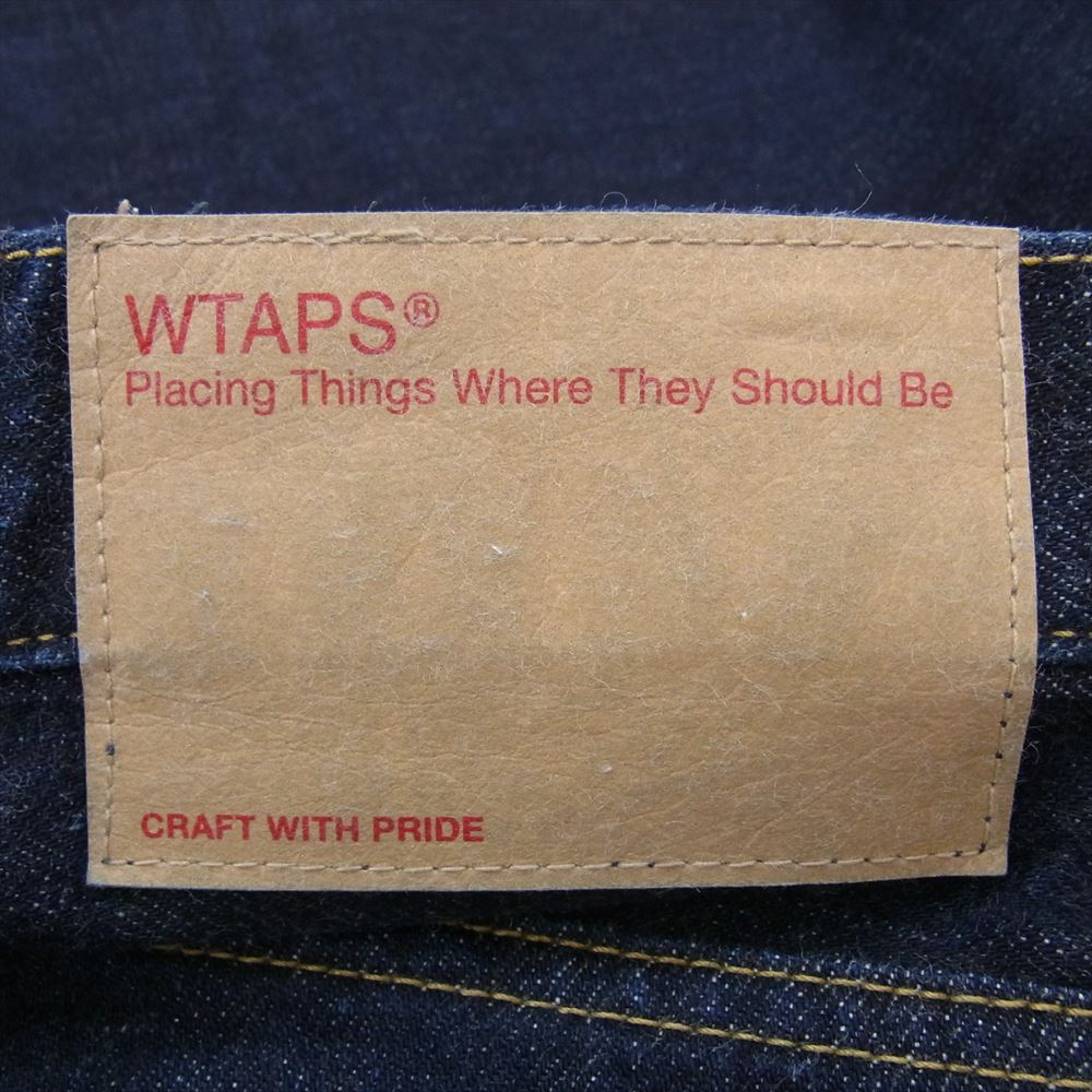 WTAPS ダブルタップス 162LTDT-PTM05 BLUES VERY SKINNY スキニー デニム パンツ インディゴブルー系 L【中古】