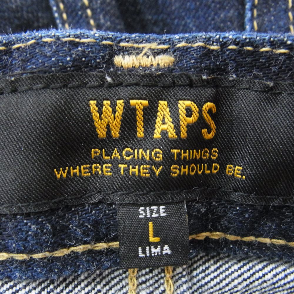 WTAPS ダブルタップス 162LTDT-PTM05 BLUES VERY SKINNY スキニー デニム パンツ インディゴブルー系 L【中古】