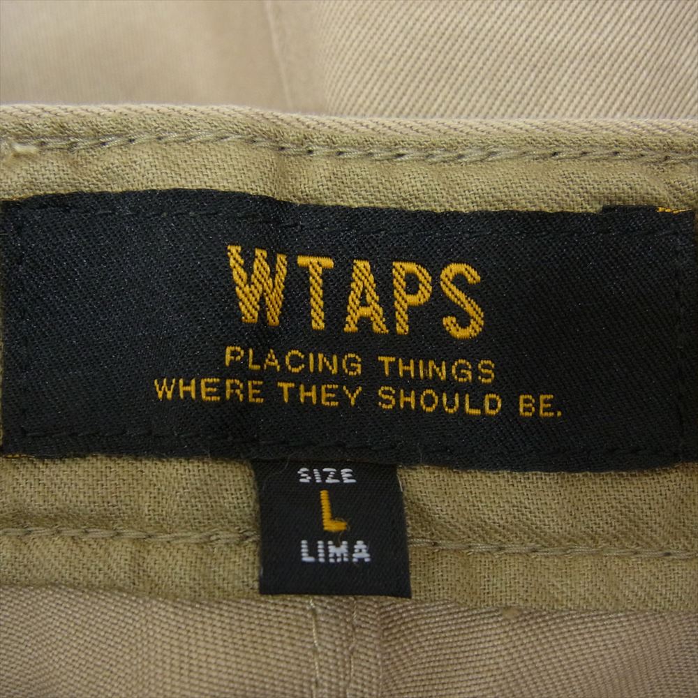 WTAPS ダブルタップス 152LTDT-PTM04 トラウザー チノ パンツ ベージュ系 L【中古】