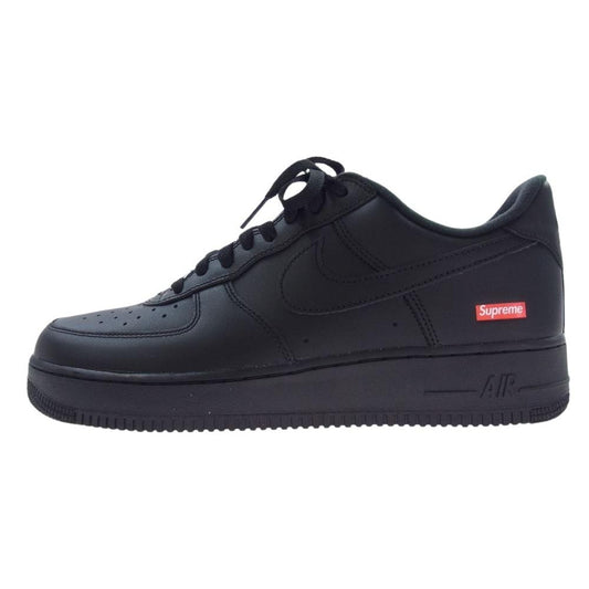 Supreme シュプリーム CU9225-001 Nike Air Force 1 Low Black ナイキ エアフォース1 ロー ブラック ローカット スニーカー ブラック系 28cm【新古品】【未使用】【中古】