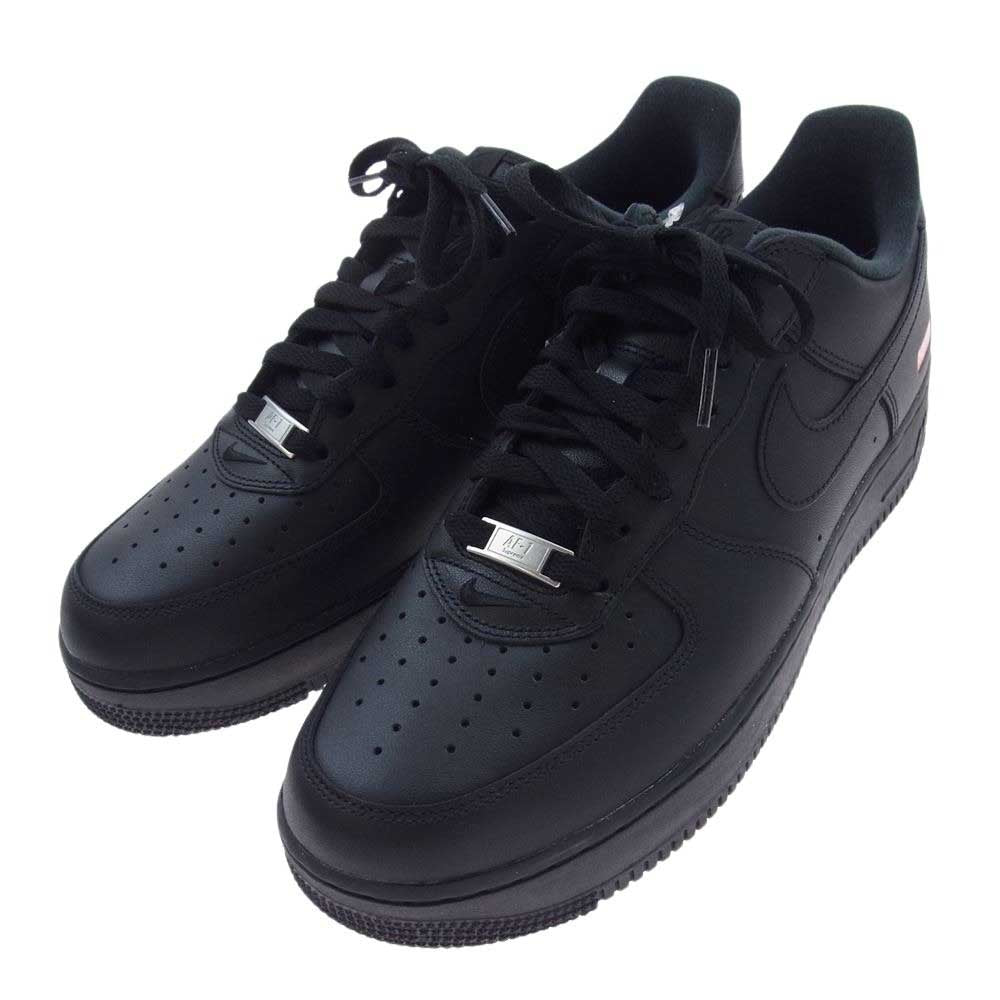 Supreme シュプリーム CU9225-001 Nike Air Force 1 Low Black ナイキ エアフォース1 ロー ブラック ローカット スニーカー ブラック系 28cm【新古品】【未使用】【中古】