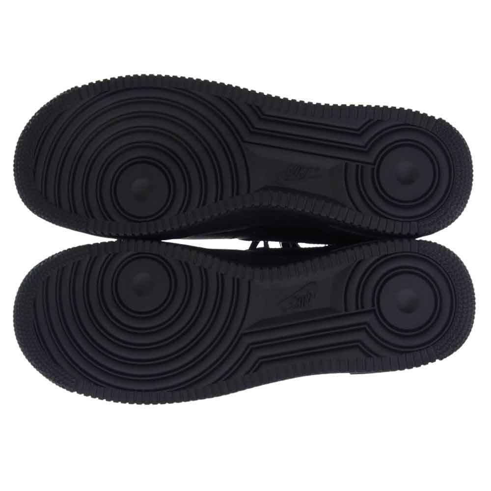 Supreme シュプリーム CU9225-001 Nike Air Force 1 Low Black ナイキ エアフォース1 ロー ブラック ローカット スニーカー ブラック系 28cm【新古品】【未使用】【中古】