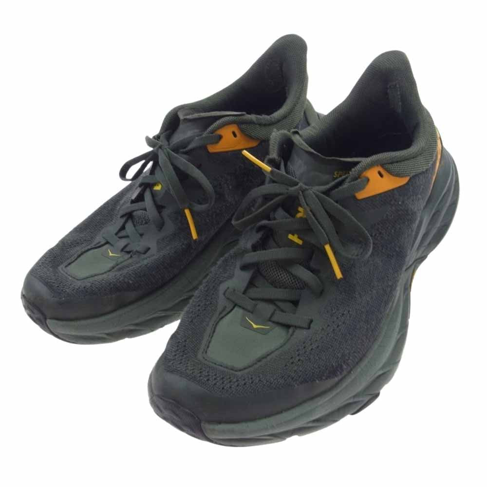 HOKA ONE ONE ホカ オネオネ 1123157 SPEEDGOAT 5 スピードゴート5 ローカット トレイル ランニング シューズ スニーカー カーキ系 26cm【中古】