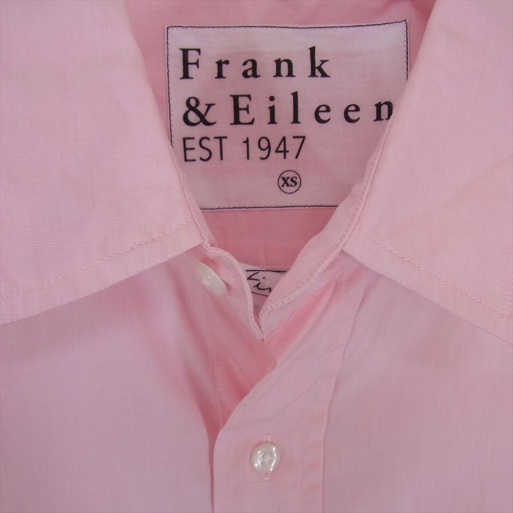 フランク＆アイリーン 2920700084 FINBAR コットン ブロード ボタンダウン 長袖 シャツ ピンク ピンク系 XS【中古】