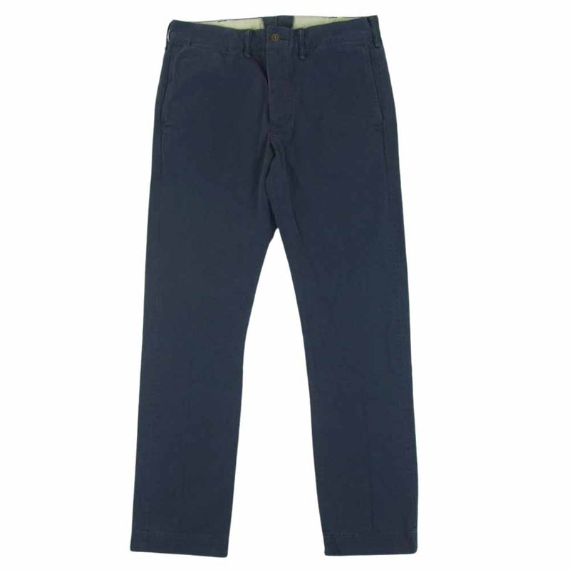 Ron Herman ロンハーマン 41381 Twill Cotton Pants コットン ツイル ユーティリティ パンツ ネイビー系 30【中古】