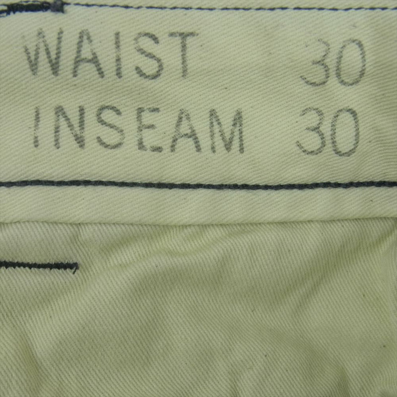 Ron Herman ロンハーマン 41381 Twill Cotton Pants コットン ツイル ユーティリティ パンツ ネイビー系 30【中古】