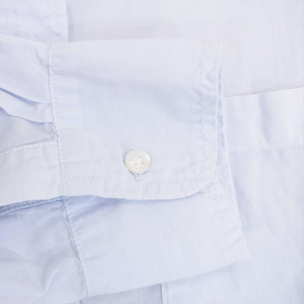 フランク＆アイリーン 9920700006 LUKE アメリカ製 コットン レギュラーカラー 長袖 シャツ スカイブルー ブルー系 XS【中古】